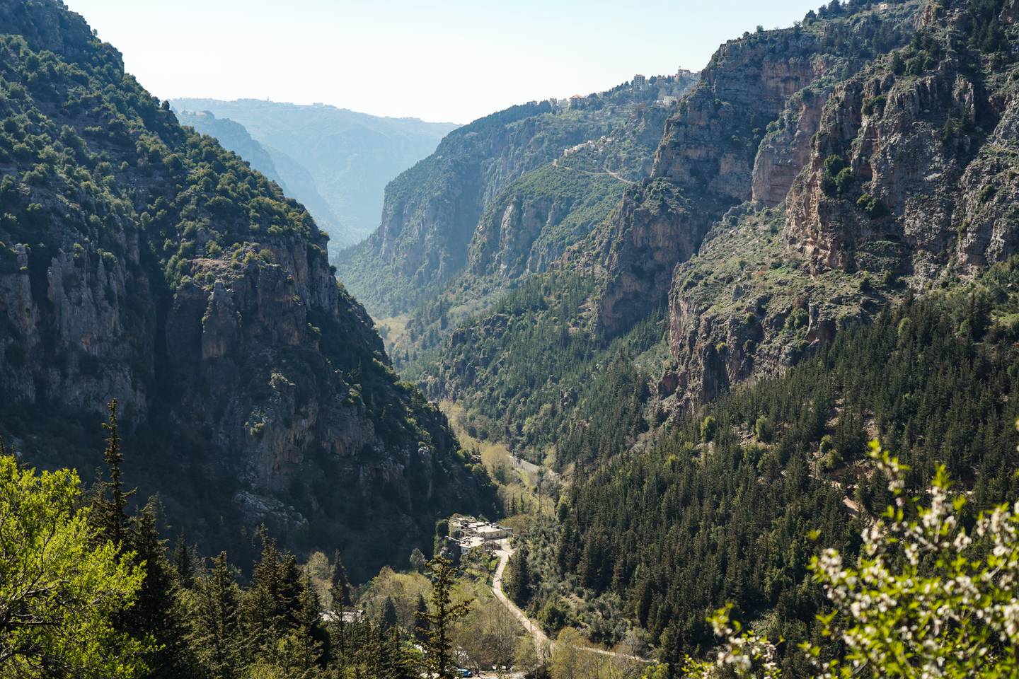 The Qadisha Valley in northern Lebanon has been described as one of the most important and earliest Christian monastic settlements in the world. Photo: Finbar Anderson / The National