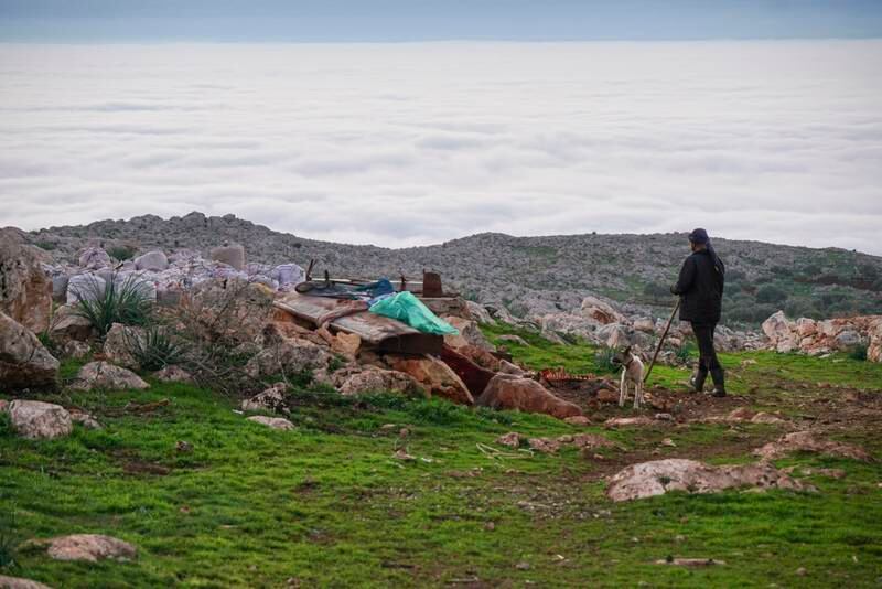 A shepherd, Ahmed, said the heavy fog makes them feel comfortable and reassured