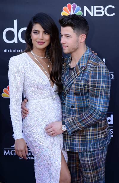 The couple attend the 2019 Billboard Music Awards at the MGM Grand Garden Arena on May 1, 2019, in Las Vegas, Nevada. AFP