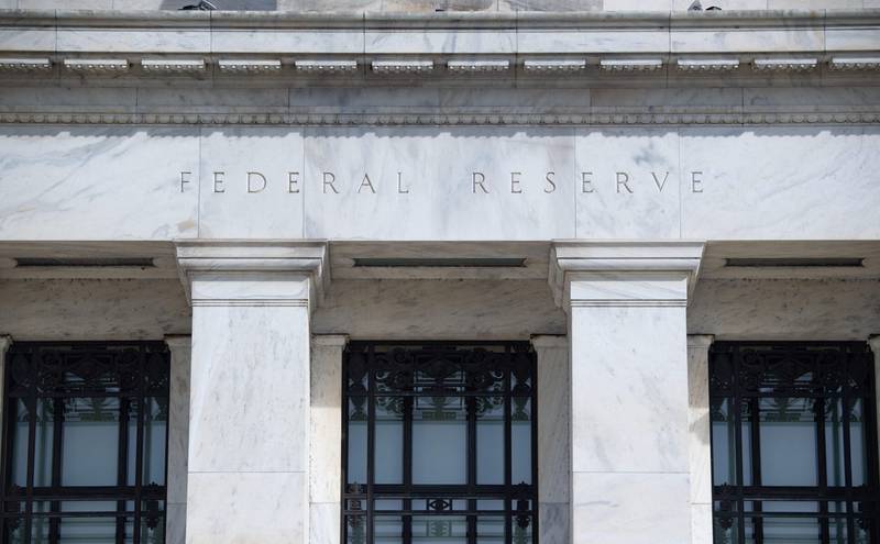 US Federal Reserve Board building in Washington. AFP