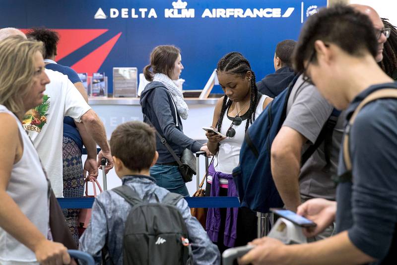 Delta’s IT system outage this month affected hundreds of thousands of passengers over four days. Drew Angerer / AFP