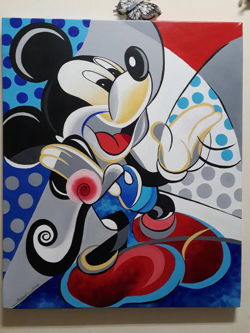 <p>Mickey Expression 1, by&nbsp;Jesno Jackson</p>

