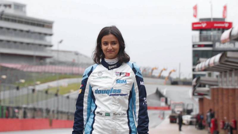 Reema Juffali is Saudi Arabia's first female professional Formula race car driver.