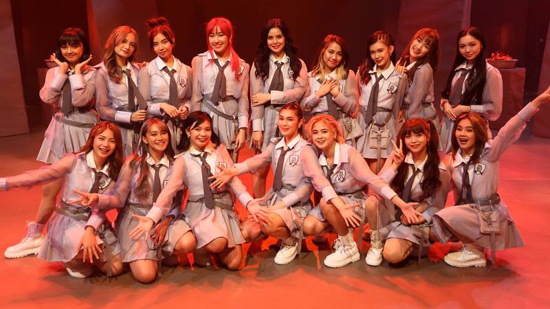 P-pop group MNL48 are part of a pan-Asian pop franchise success story, originating in Japan. Photo: ABS-CBN