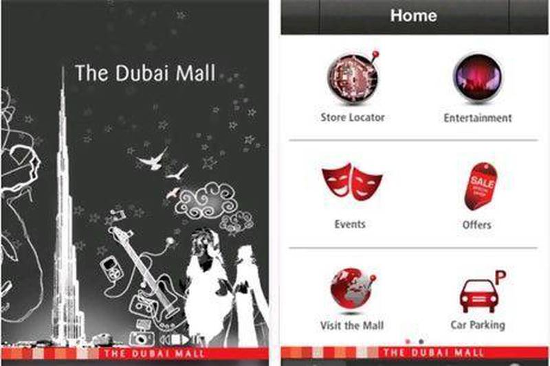 Dubai Mall's iPhone app direct users to any of the mall's 1,200 shops.