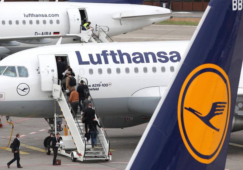 Carsten Schaeffer, a regional vice president of sales and services at Lufthansa, said taht taxes on aviation and fuel are among the competition challenges they face. Adam Berry / Getty Images