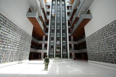 10. Explore Mohammed bin Rashid Library. Chris Whiteoak / The National