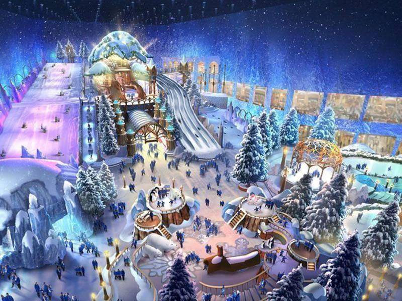 A rendering of Snow Abu Dhabi in Reem Mall