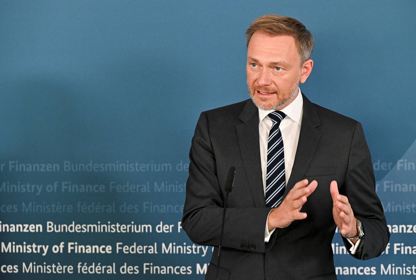 German Finance Minister Christian Lindner has called for shale gas to be extracted. Reuters 