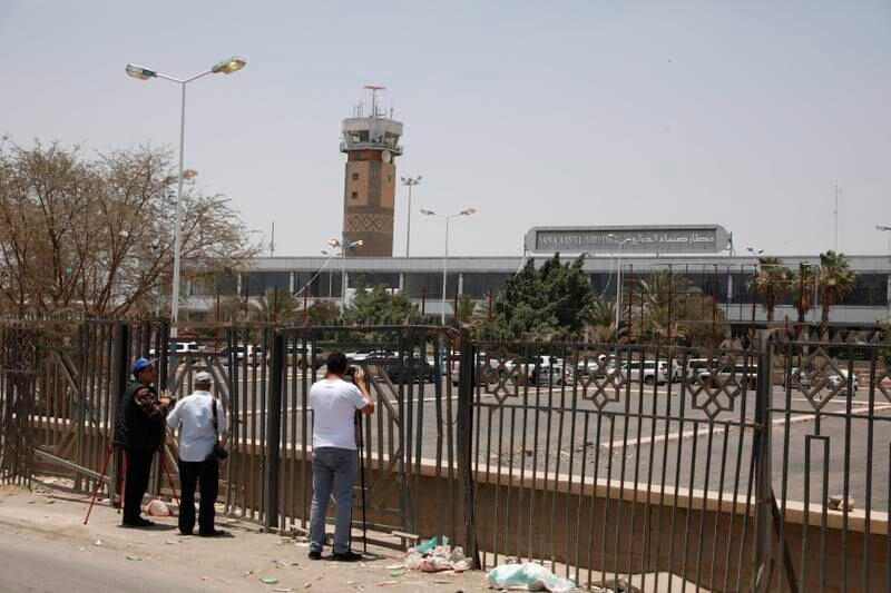 The airport in Sanaa has been closed to commercial traffic since August 2016. EPA
