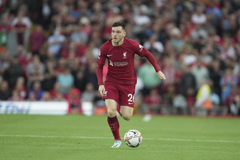 Andrew Robertson – 5. The Scot does not have the same chemistry with Diaz that he had with Sadio Mane. As a consequence, his attacking raids were not as dangerous and he was replaced by Tsimikas in the 63rd minute. AP Photo