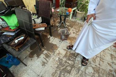 Some residents faced bills of thousands of dirhams to replace or to clean soggy possessions. Chris Whiteoak / The National