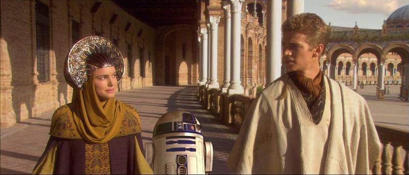 Plaza de España, Seville, appeared in 'Star Wars: Attack of the Clones'. Photo: Disney