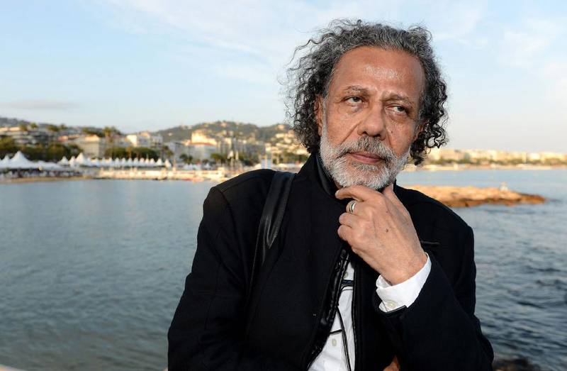 Palestinian film director Nasri Hajjaj on May 16, 2016, speaks up about the controversy surrounding his yet to be completed documentary "Munich : A Palestinian Story" during the Cannes Film Market held on the sidelines of the 69th edition of the Cannes Film Festival in Cannes, southern France. Ammar Abd Rabbo/AFP