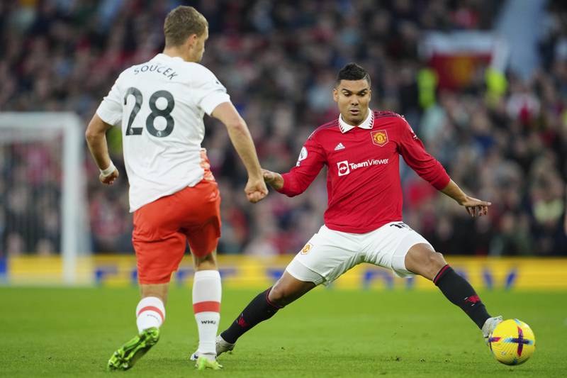 Casemiro – 7. Spectacular pass towards Dalot after four minutes. Won ball to set up Ronaldo on 14. Not the obvious influence of recent games, but United’s midfield is so much better with him in it. AP