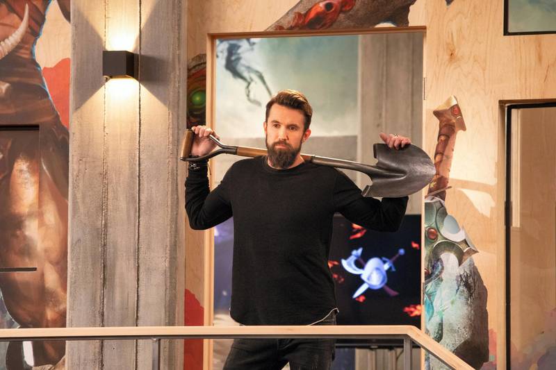 Rob McElhenney in 'Mythic Quest: Raven’s Banquet'. Courtesy Apple TV+