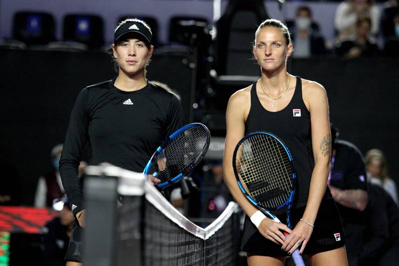 Garbine Muguruza and Karolina Pliskova last played each other at the WTA Finals in 2021. Pliskova won that match but Muguruza bounced back to win the tournament. AFP