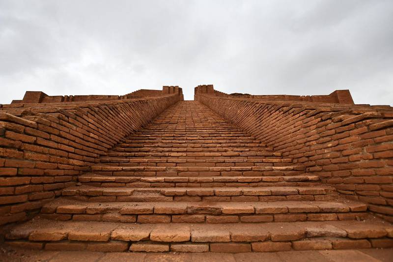 The Great Ziggurat temple, Ur, where Abraham, the father of three main monotheistic religions – Judaism, Christianity and Islam – is thought to have been born in the ancient city of Ur. Its ruins are in what is now Dhi Qar province, Iraq, about 375 kilometres southeast of Baghdad. AFP