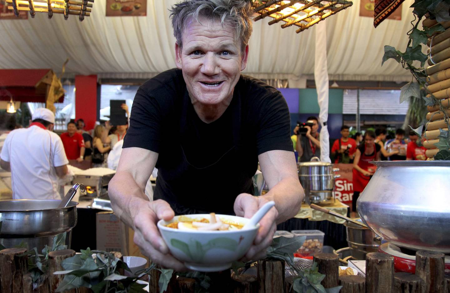 Chef Gordon Ramsay has signed a deal with Rupert Murdoch's Fox Entertainment network. AP