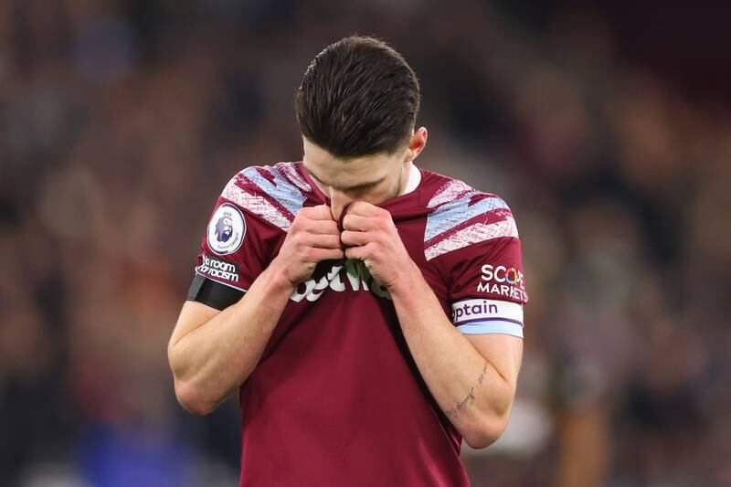 Declan Rice of West Ham. Getty Images