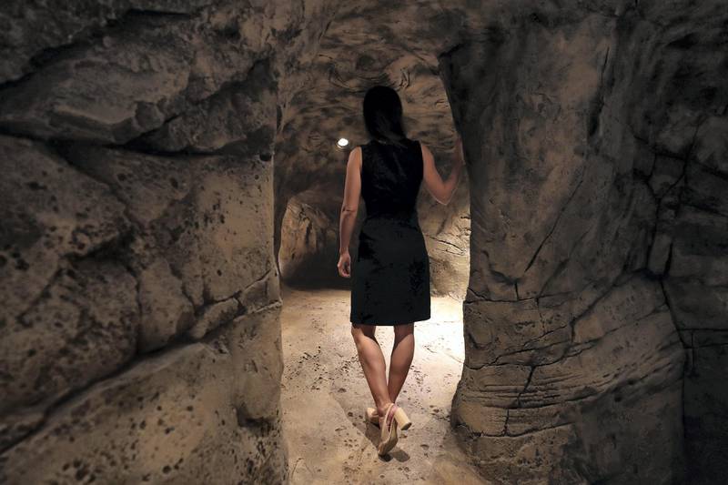 Dubai, United Arab Emirates - Reporter: Janice Rodrigues. Lifestyle. Cave Explorer. First look inside woo-hoo, a new kidsÕ edutainment museum to open in Al Quoz. Tuesday, October 27th, 2020. Dubai. Chris Whiteoak / The National