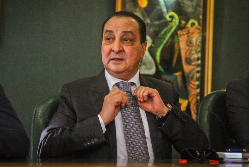 Egyptian media tycoon Mohamed Al Amin in 2015. He was sentenced to three years in prison this year for for human trafficking and sexual misconduct. AFP