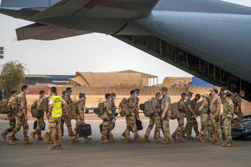 The last French troops left Mali on August 15. AP