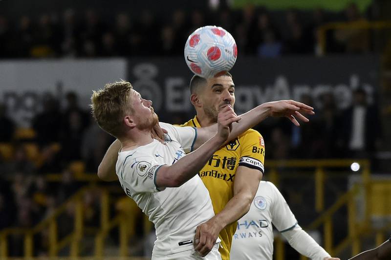 Conor Coady 6 – A tough evening for the skipper, who seemed to spend much of the game cleaning up the mess left by his fellow defenders. AP Photo 