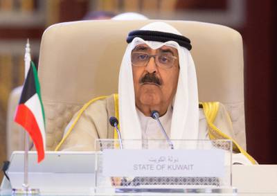 Kuwait's Crown Prince Sheikh Meshal Al Sabah attends the summit. AFP