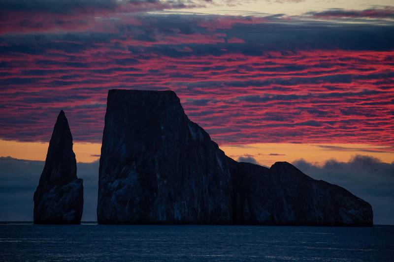 Kicker Rock, which is named for its distinctive foot-like shape. Courtesy Jamie Lafferty