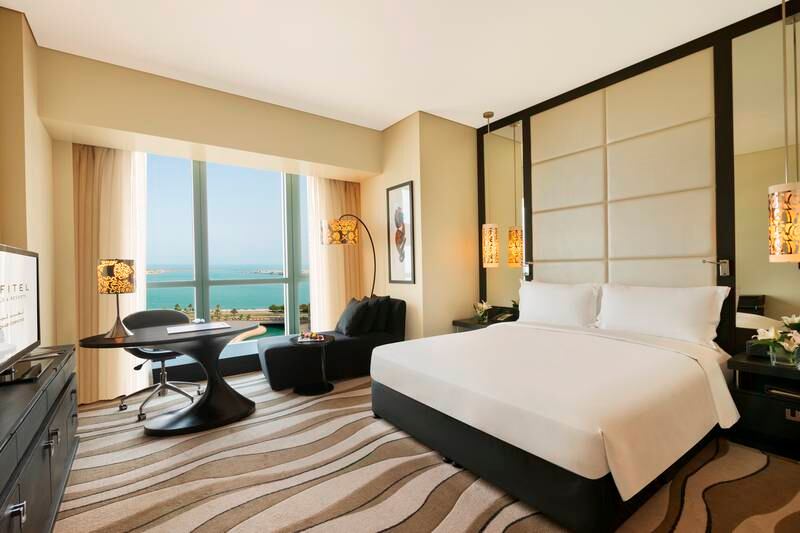 Sofitel Abu Dhabi Corniche is offering discounts on stays for two adults this Eid. Photo: Sofitel Abu Dhabi Corniche