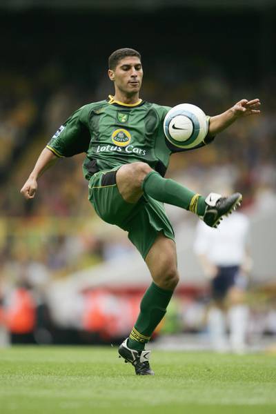 LONDON, ENGLAND - SEPTEMBER 12:  Youssef Safri of Norwich City controls the ball during the Barclays Premiership match between Tottenham Hotspur and Norwich City at White Hart Lane on September 12, 2004 in London, England.  (Photo by Shaun Botterill/Getty Images)