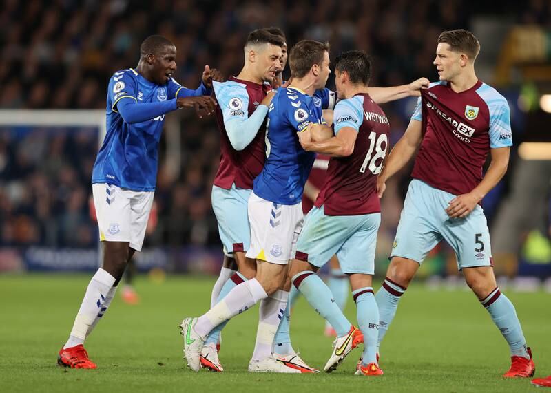 Matt Lowton, 4 -- Lost track of his discipline once the goals started flying in which was a shame given how committed he was to so many challenges. Getty Images