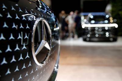 A detail of the Mercedes Concept EQT. Reuters