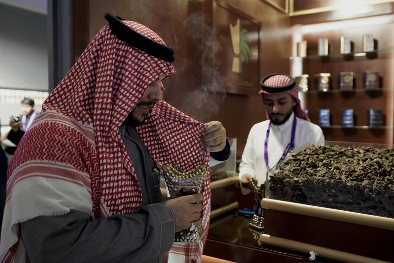 Fragrance plays an important role in Saudi cultural life