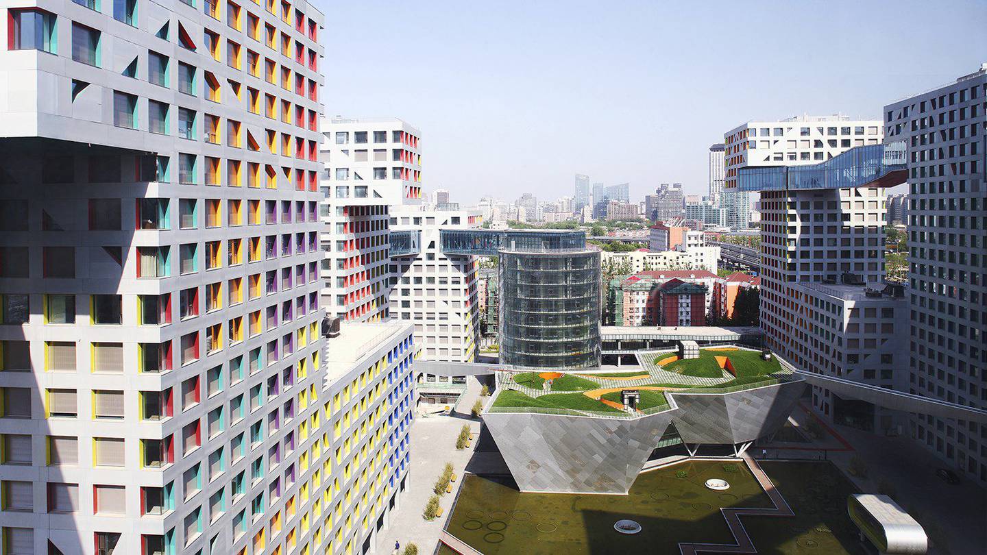 Linked Hybrid apartment complex in Beijing. Photo: Steven Holl Architects
