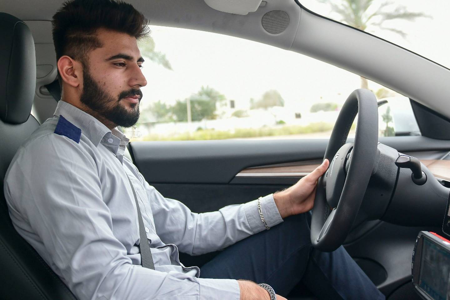 A look inside Abu Dhabi's new Tesla taxis