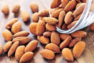 Almonds: These nuts have been clinically proven to aid weight loss among those who snack on a handful a day. The protein helps keep you feeling satisfied, meaning you crave less food, while the mineral and essential fatty acid content boosts metabolism and aids digestion of fat. iStockphoto.com