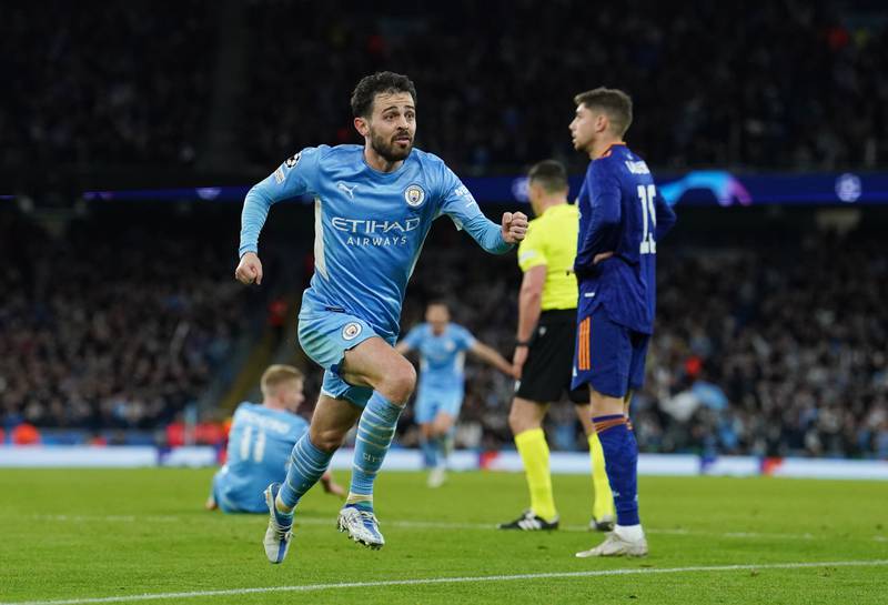Bernardo Silva - 8: Not as much impact as City’s wide players in first half but still a key part of City’s superb pace and movement going forward. Cracking finish into top corner to make it 4-2. PA