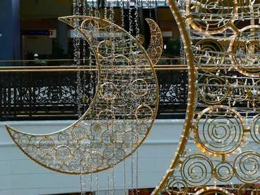 Ramadan decorations at Mall of the Emirates - in pictures