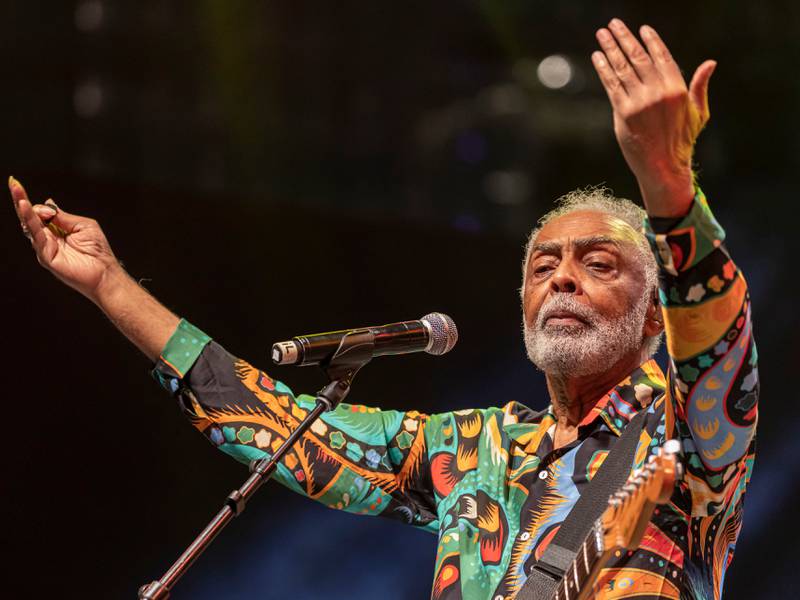 Gilberto Gil performs a career-spanning set at the Jazzablanca Festival in Morocco. Photo: Sife Elamine