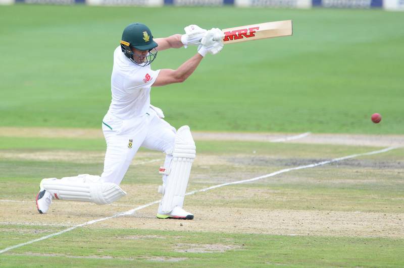 JOHANNESBURG, SOUTH AFRICA - MARCH 30: AB de Villiers of the Proteas during day 1 of the 4th Sunfoil Test match between South Africa and Australia at Bidvest Wanderers Stadium on March 30, 2018 in Johannesburg, South Africa. (Photo by Lee Warren/Gallo Images/Getty Images)
