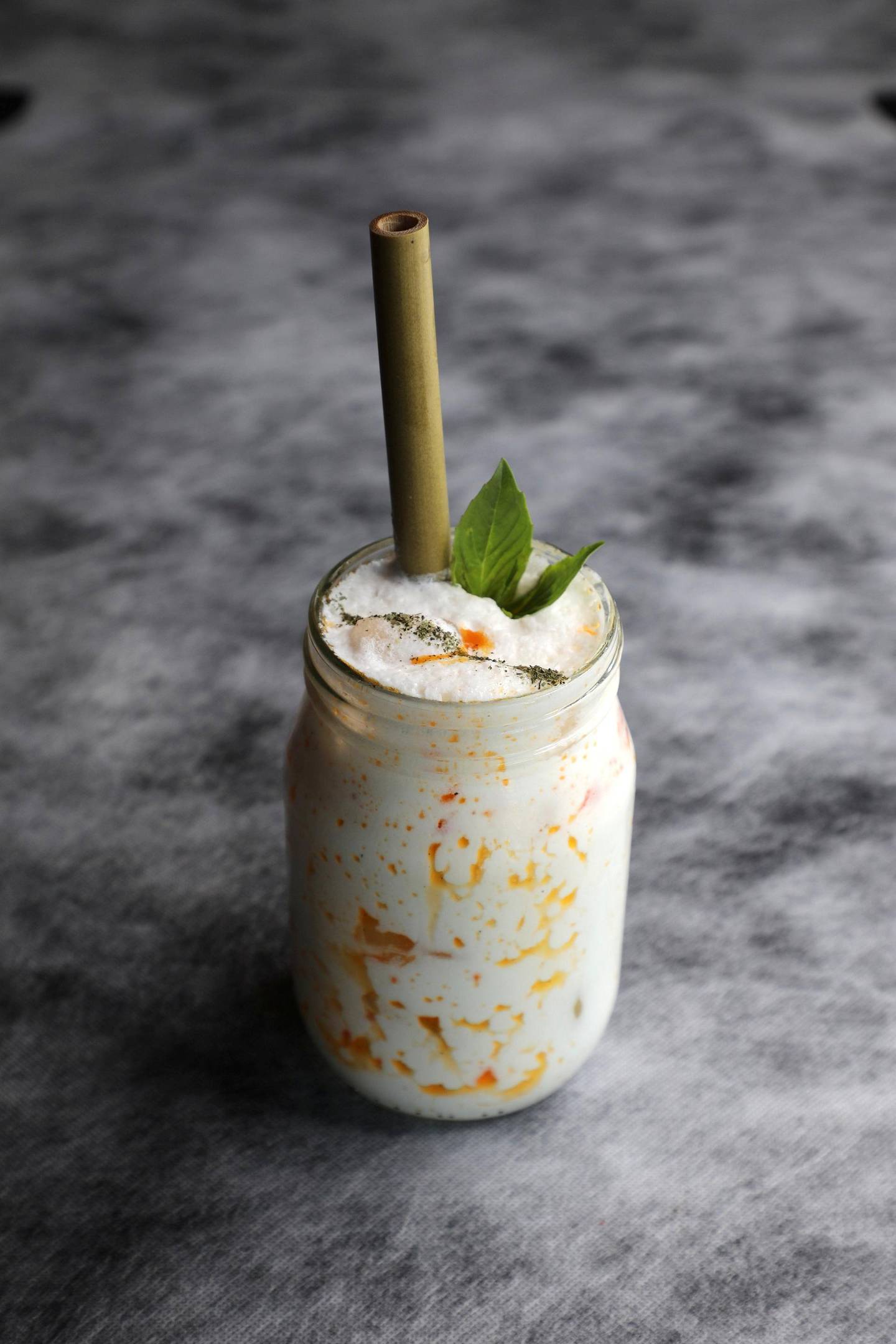 A limited-edition fruity laksa mocktail at The Noodle House's Dubai branches. Courtesy of The Noodle House