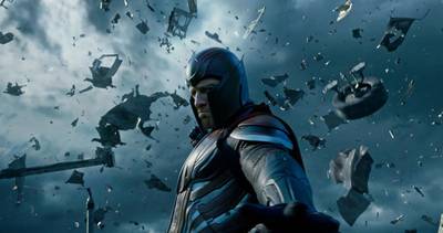 Erik/Magneto Michael Fassbender who has the power to manipulate magnetic fields in X-Men: Apocalypse. Courtesy Twentieth Century Fox