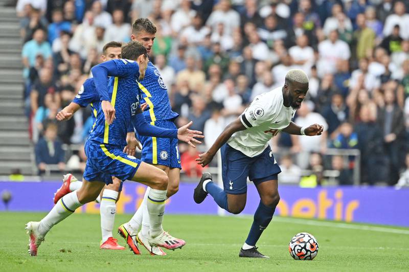 Tanguy Ndombele – 6. Put in his usual performance in Tottenham colours. He showed sparks of creativity but also went missing at times before being subbed in the second half. AFP