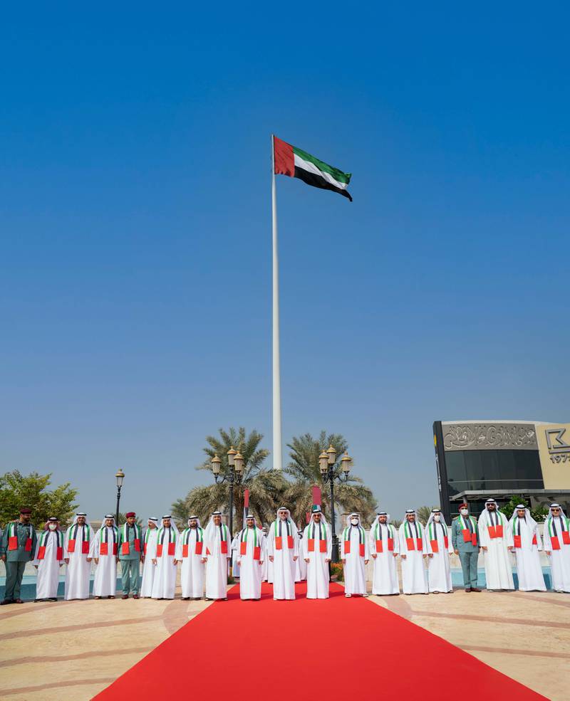 Celebrations in Sharjah on Flag Day. WAM
