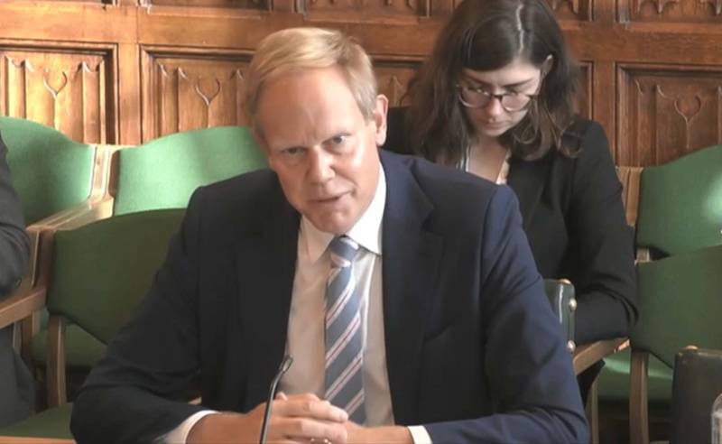 Home Office permanent secretary Matthew Rycroft appears before the Commons Home Affairs Committee. PA