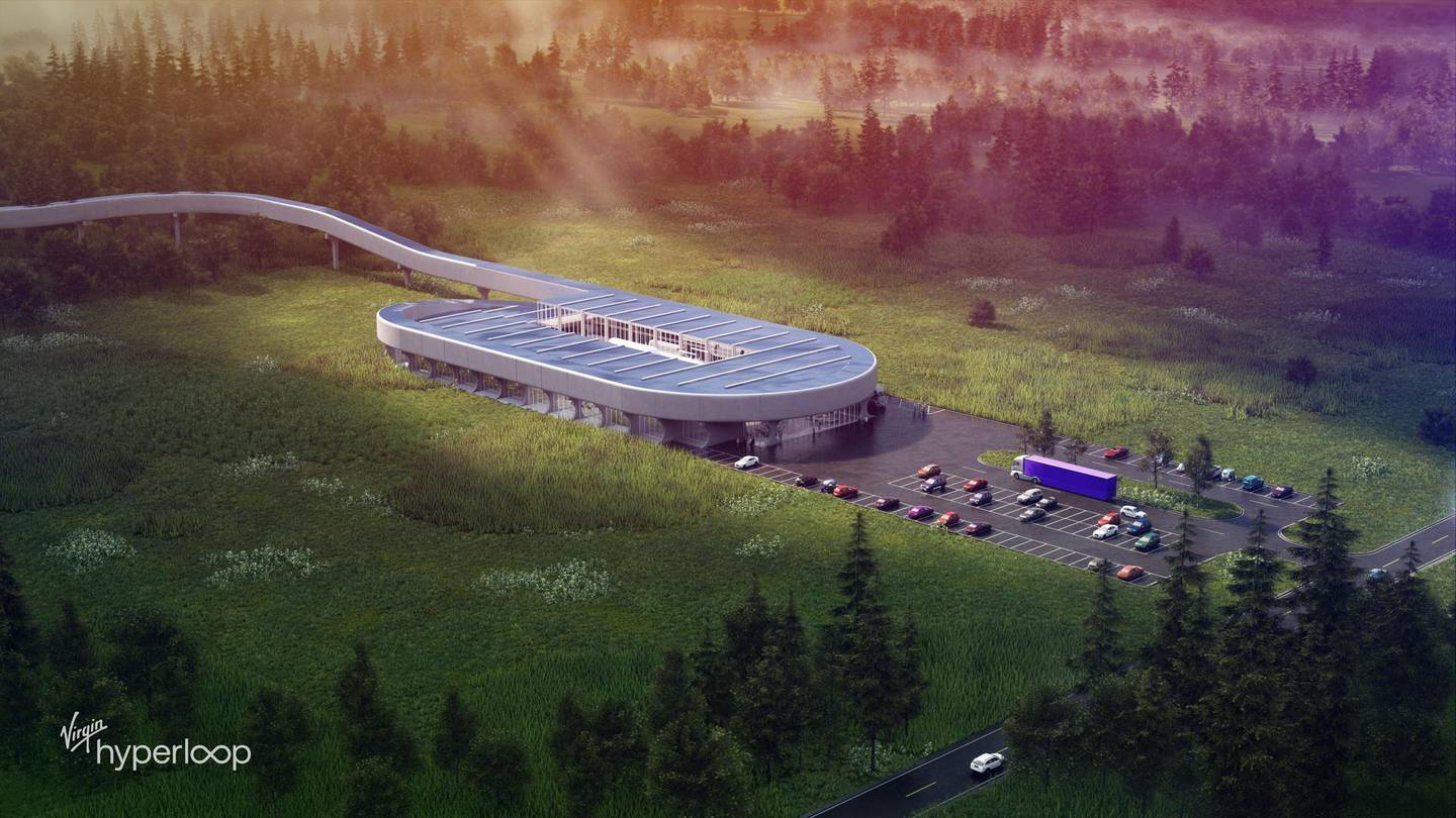 A $500 million test centre in West Virginia will aid development of hyperloop high speed travel. Courtesy: Virgin Hyperloop 