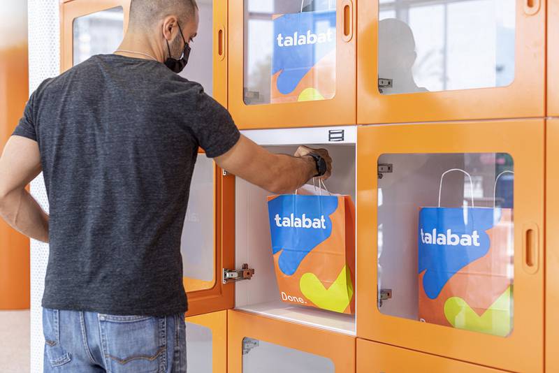 Customers can pick up their orders from talabat Kitchen.