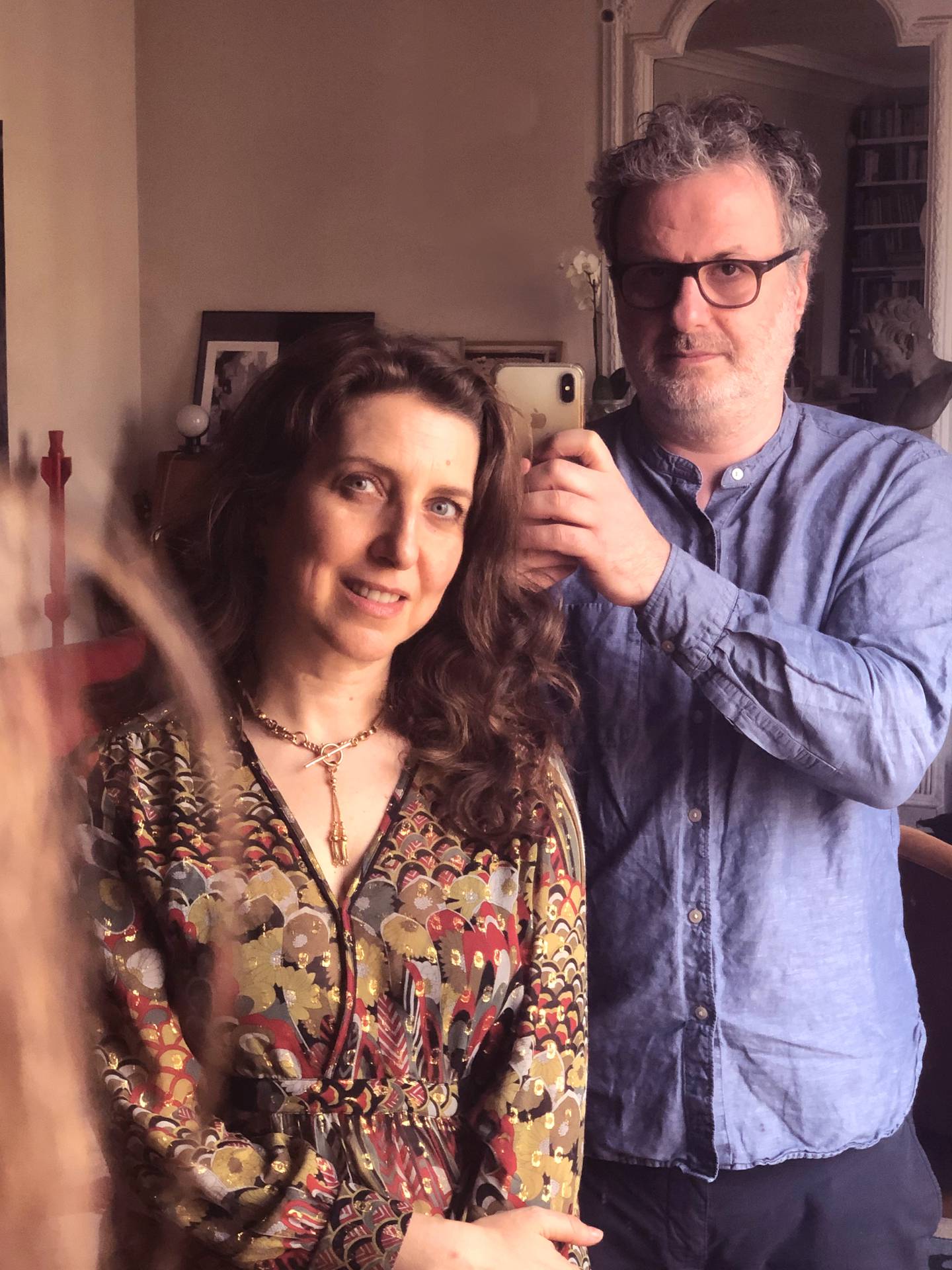 Self portrait of co-directors Joana Hadjithomas and Khail Joreige. Photo: Khalil Joreige 